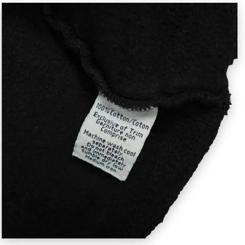 Vintage Ash City Sweater Womens XXL Black Open Cardigan Tibetan Grandma Diamond‎